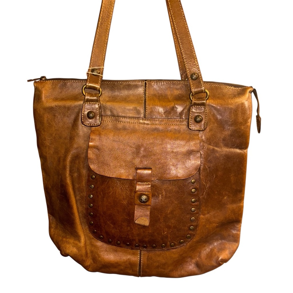 Patricia Nash Brown Leather Tote Bag